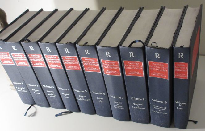 Routledge Encyclopedia Of Philosophy 10 Volume Set